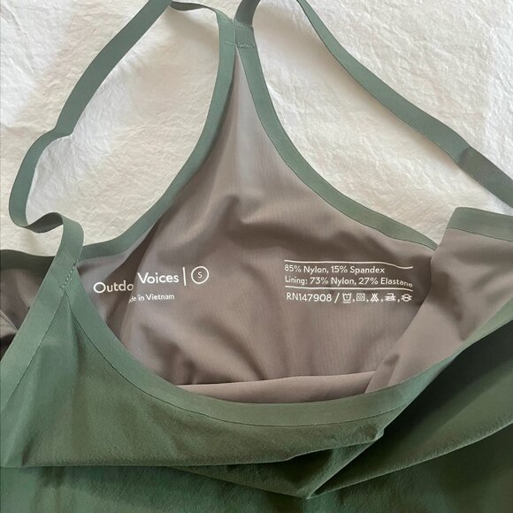 Outdoor Voices Exercise Dress Evergreen Size Small - Picture 3 of 4